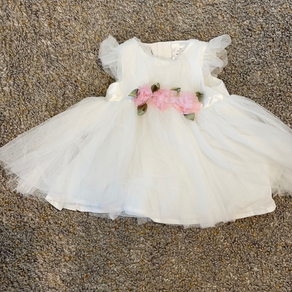 Girls white dress